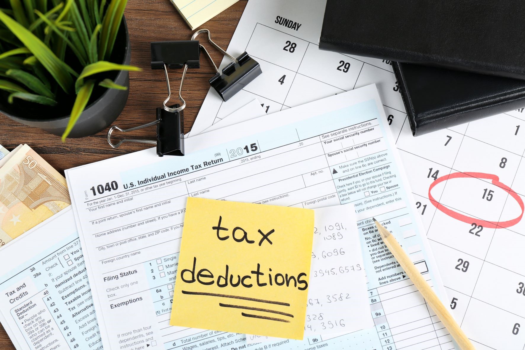 tax deductions banner